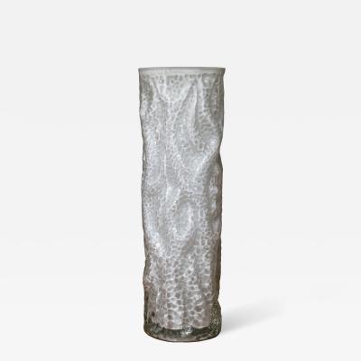 Ingrid Glass Large Bark Textured Vase by Ingrid Glass