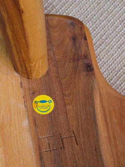 Ingvar Hildingsson Ingvar Hildingsson Organic Three Legged Stool in Cherry Wood Sweden 1970s