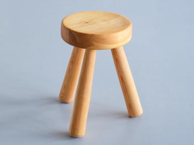 Ingvar Hildingsson Ingvar Hildingsson Three Legged Stool in Solid Pine Ih Sl jd Sweden 1970s
