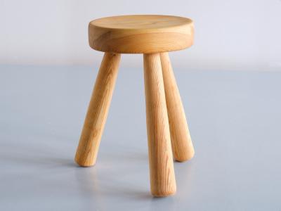 Ingvar Hildingsson Ingvar Hildingsson Three Legged Stool in Solid Pine Ih Sl jd Sweden 1970s