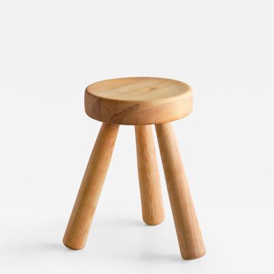 Ingvar Hildingsson Ingvar Hildingsson Three Legged Stool in Solid Pine Ih Sl jd Sweden 1970s