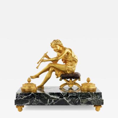 Inkwell With A Figure Of Pan France Early 19th Century