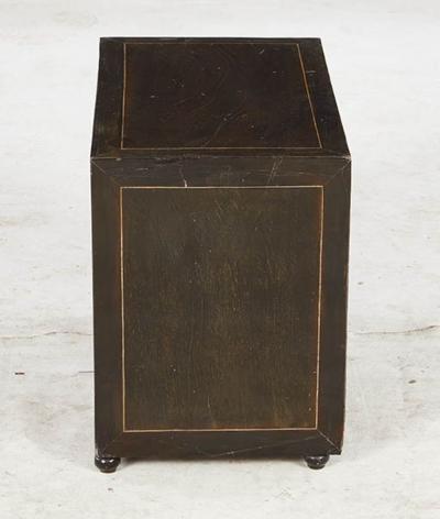 Inlaid Ebony Table Cabinet