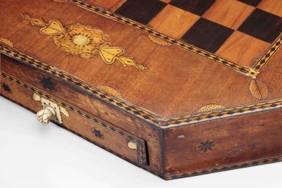 Inlaid Octagonal Checker Board