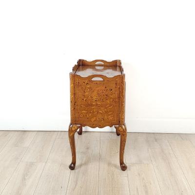 Inlaid Side Table with One Drawer France circa 1790