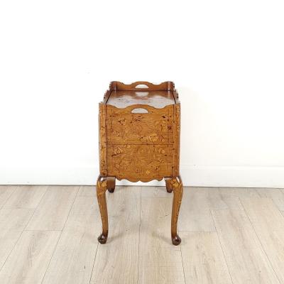 Inlaid Side Table with One Drawer France circa 1790