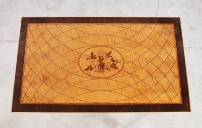 Inlaid Swedish Satinwood Console