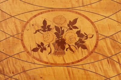 Inlaid Swedish Satinwood Console
