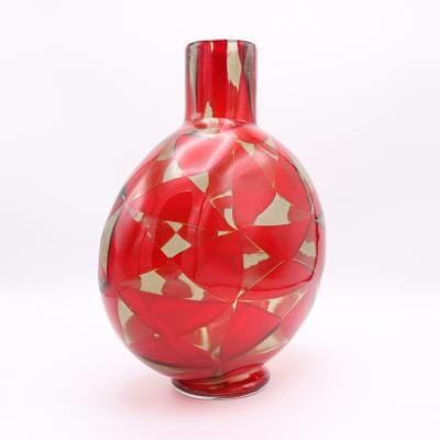 Intariso Italian Art Glass Vase by Ercole Barovier