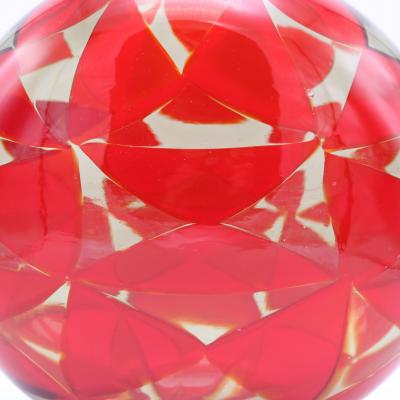 Intariso Italian Art Glass Vase by Ercole Barovier