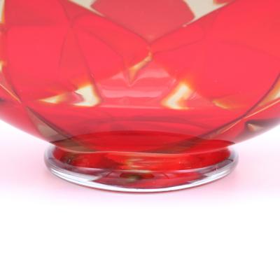 Intariso Italian Art Glass Vase by Ercole Barovier