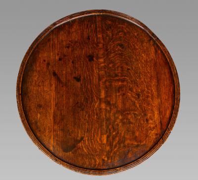 Interesting Georgian Oak Dumb waiter or Cricket Table