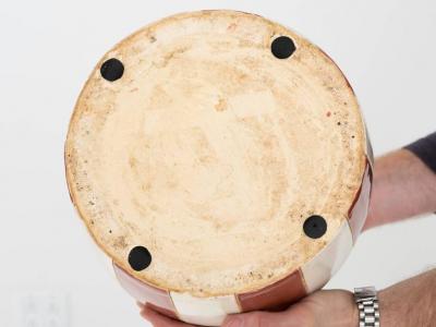 Interesting Italian Glazed ceramic vase