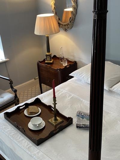 Interesting Unique English George 11 Period Mahogany Cabinets Circa 1750