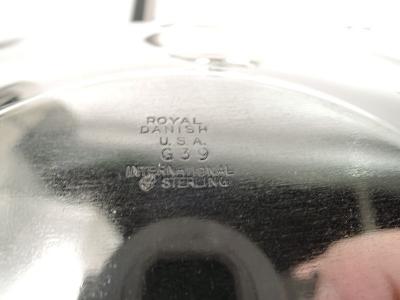 International Royal Danish Sterling Silver Gravy Boat on Stand