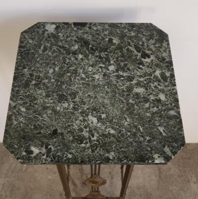 Intricate French Gilt Pedestal Table 19th C 