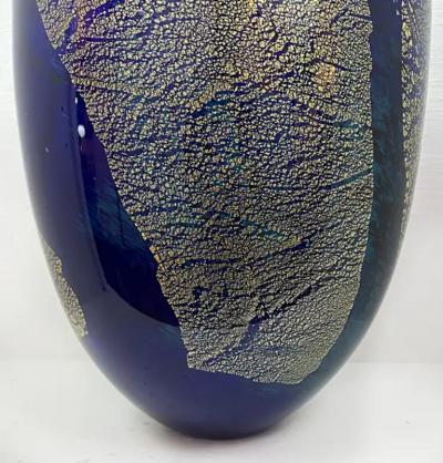 Ioan Nemtoi Modern Monumental Studio Art Glass Vase Bucharest Romania