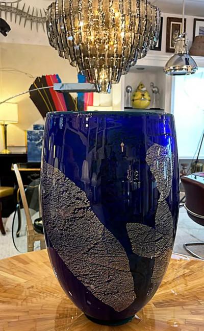 Ioan Nemtoi Modern Monumental Studio Art Glass Vase Bucharest Romania