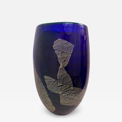 Ioan Nemtoi Modern Monumental Studio Art Glass Vase Bucharest Romania