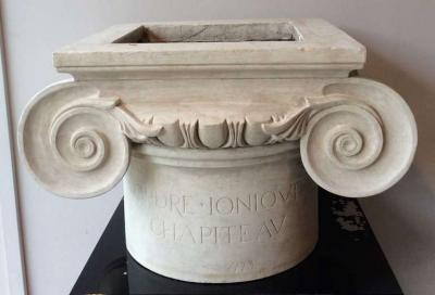 Ionic capital in plaster France XIXth Century