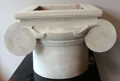 Ionic capital in plaster France XIXth Century