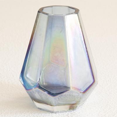 Iridescent Art Deco Glass Vase 1930s