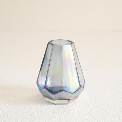 Iridescent Art Deco Glass Vase 1930s
