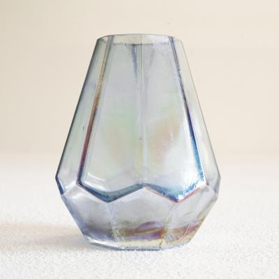 Iridescent Art Deco Glass Vase 1930s