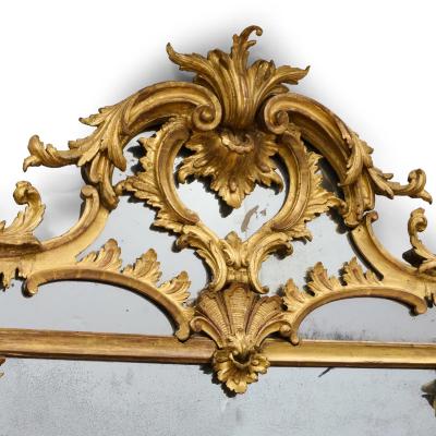Irish George II Giltwood Mirror