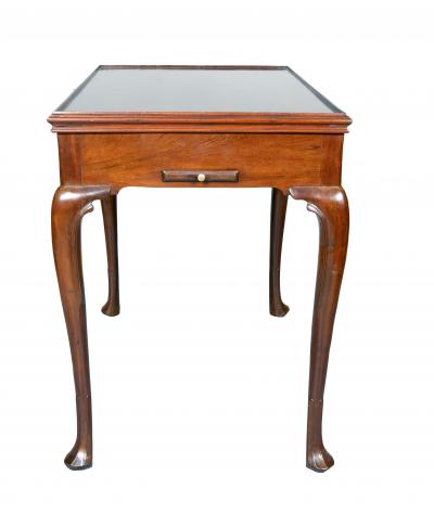 Irish George II Mahogany And Inlaid Games Table Antique