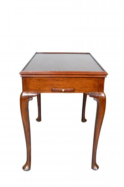 Irish George II Mahogany And Inlaid Games Table Antique