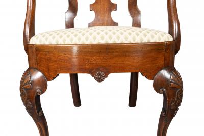 Irish Georgian Mahogany Armchair
