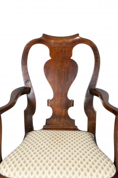 Irish Georgian Mahogany Armchair
