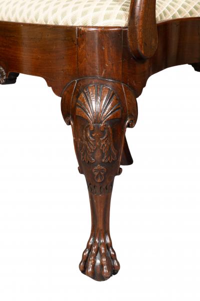 Irish Georgian Mahogany Armchair