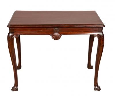 Irish Georgian Mahogany Console Table