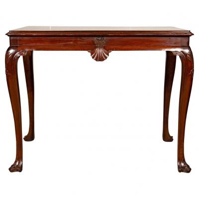 Irish Georgian Mahogany Console Table