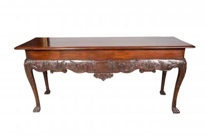 Irish Georgian Mahogany Console Table