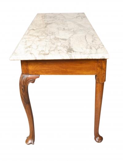 Irish Georgian Mahogany Console Table