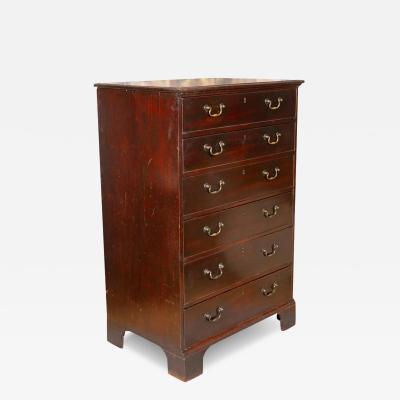 Irish Georgian Mahogany High Chest of Drawers