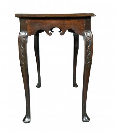 Irish Georgian Mahogany Side Table