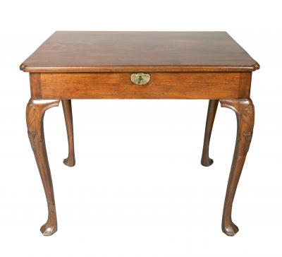 Irish Georgian Mahogany Side Table Dressing Table