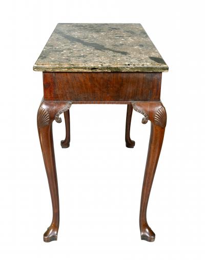 Irish Georgian Marble Top Serving Table