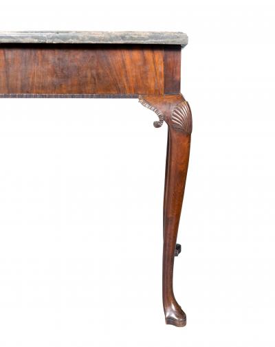 Irish Georgian Marble Top Serving Table