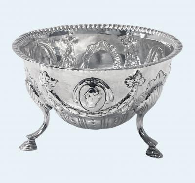 Irish Georgian Silver Bowl Matthew West Dublin C 1770