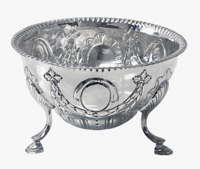 Irish Georgian Silver Bowl Matthew West Dublin C 1770
