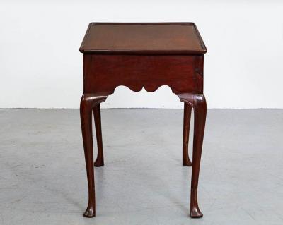 Irish Georgian Tea Table with Dished Tray Top