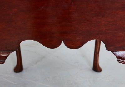 Irish Georgian Tea Table with Dished Tray Top