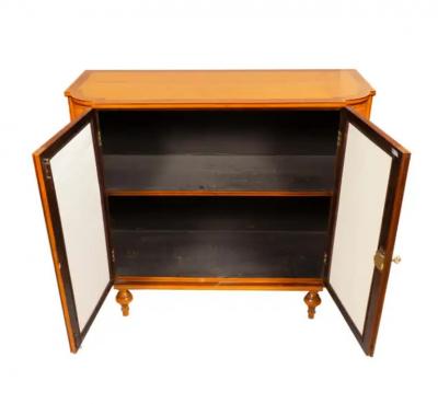 Irish Late George III Satinwood and Amaranth Side Cabinet