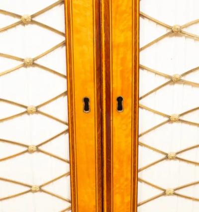 Irish Late George III Satinwood and Amaranth Side Cabinet