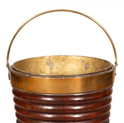 Irish Mahogany Peat Bucket